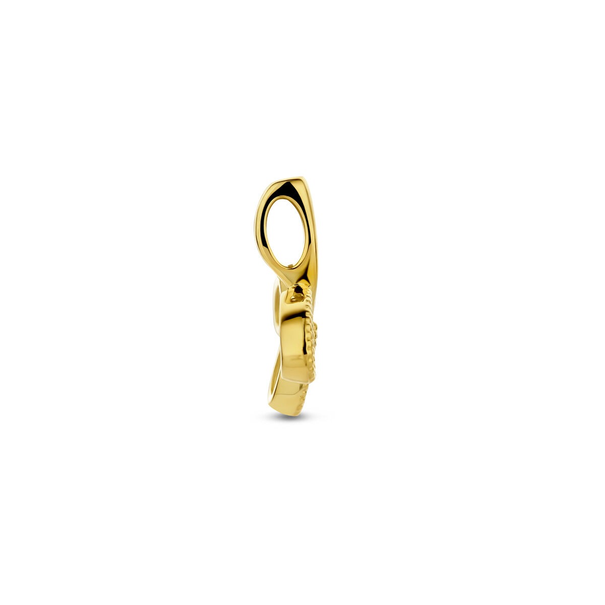 14 Karat Gelbgold-Anhänger mit Diamant