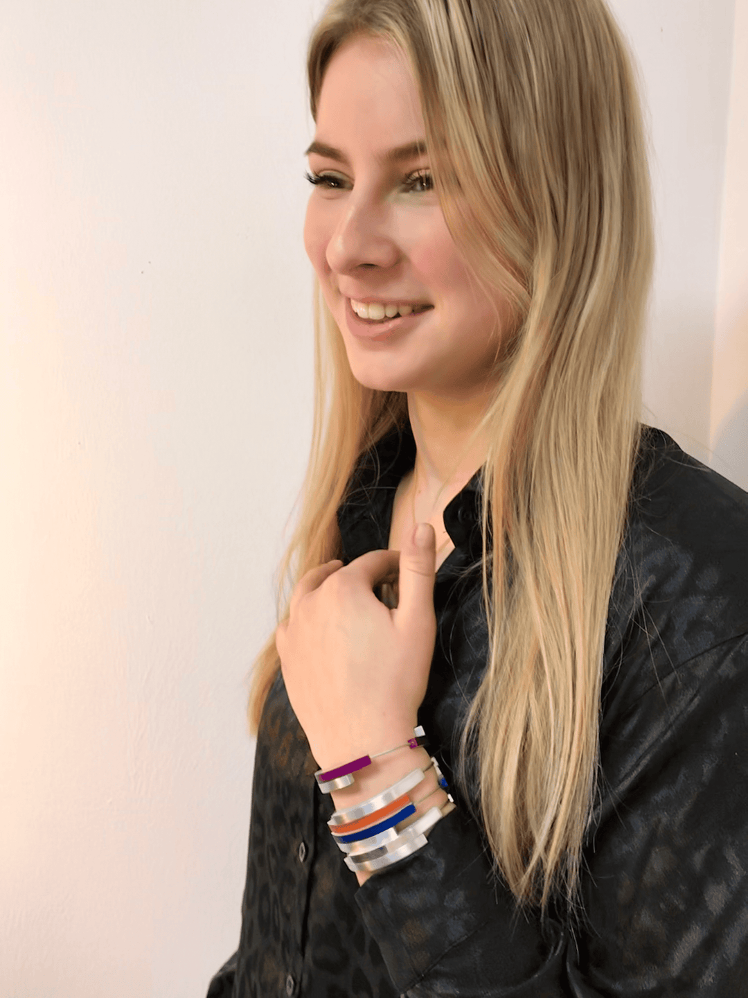 Armband Vier Schleifen Grün A32GR
