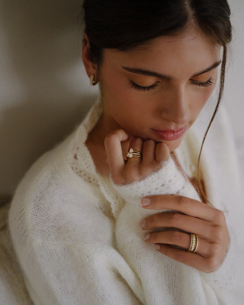 Ohrringe Emilie 0,50 Karat Gelbgold
