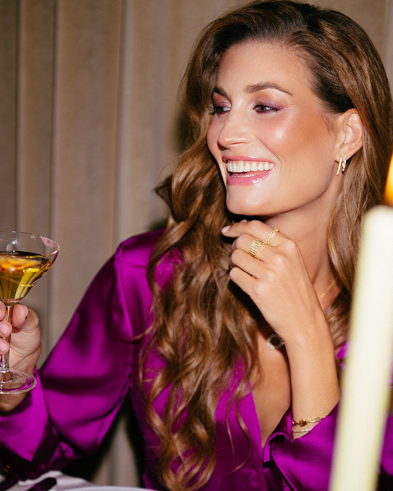 Luxuriöse Gelbgold-Ohrringe mit Baguette- und Brillantdiamanten: Ein subtiler Luxus 0,38 ct.