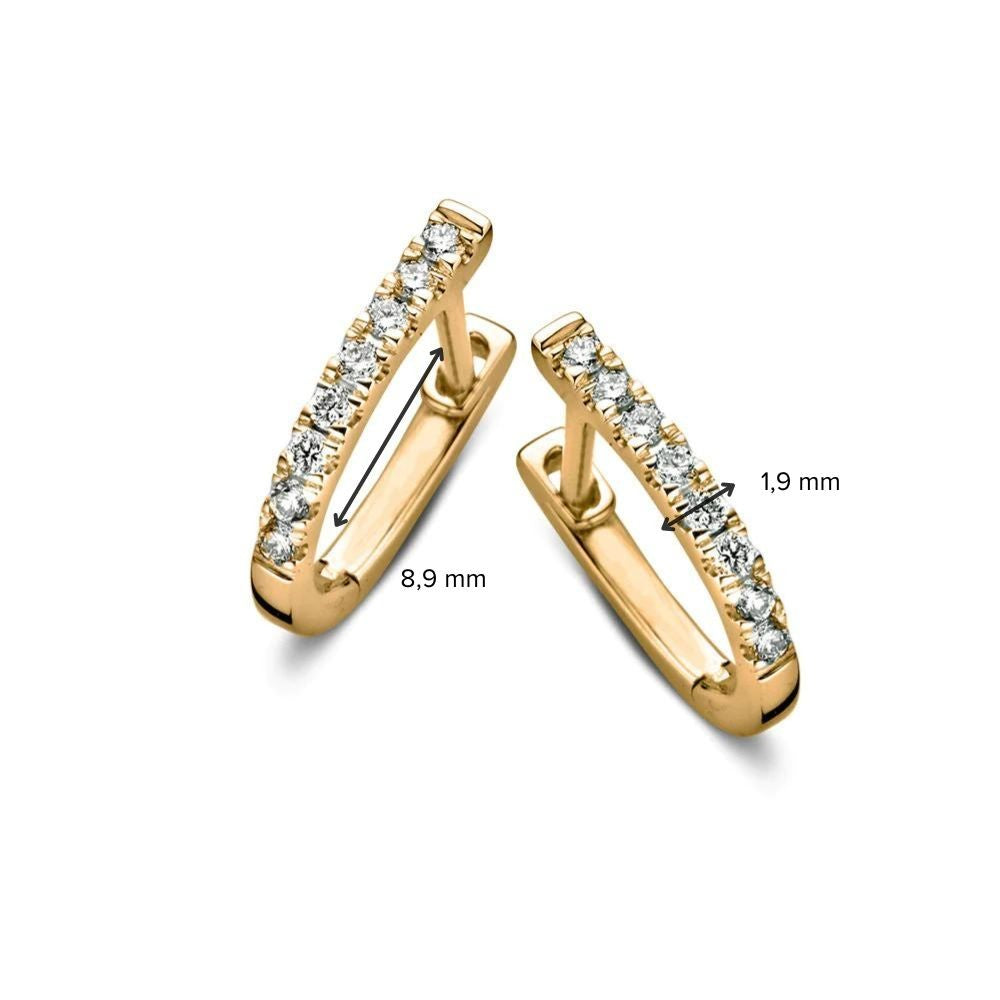 Ohrringe Millie 0,20 kt. Gelbgold