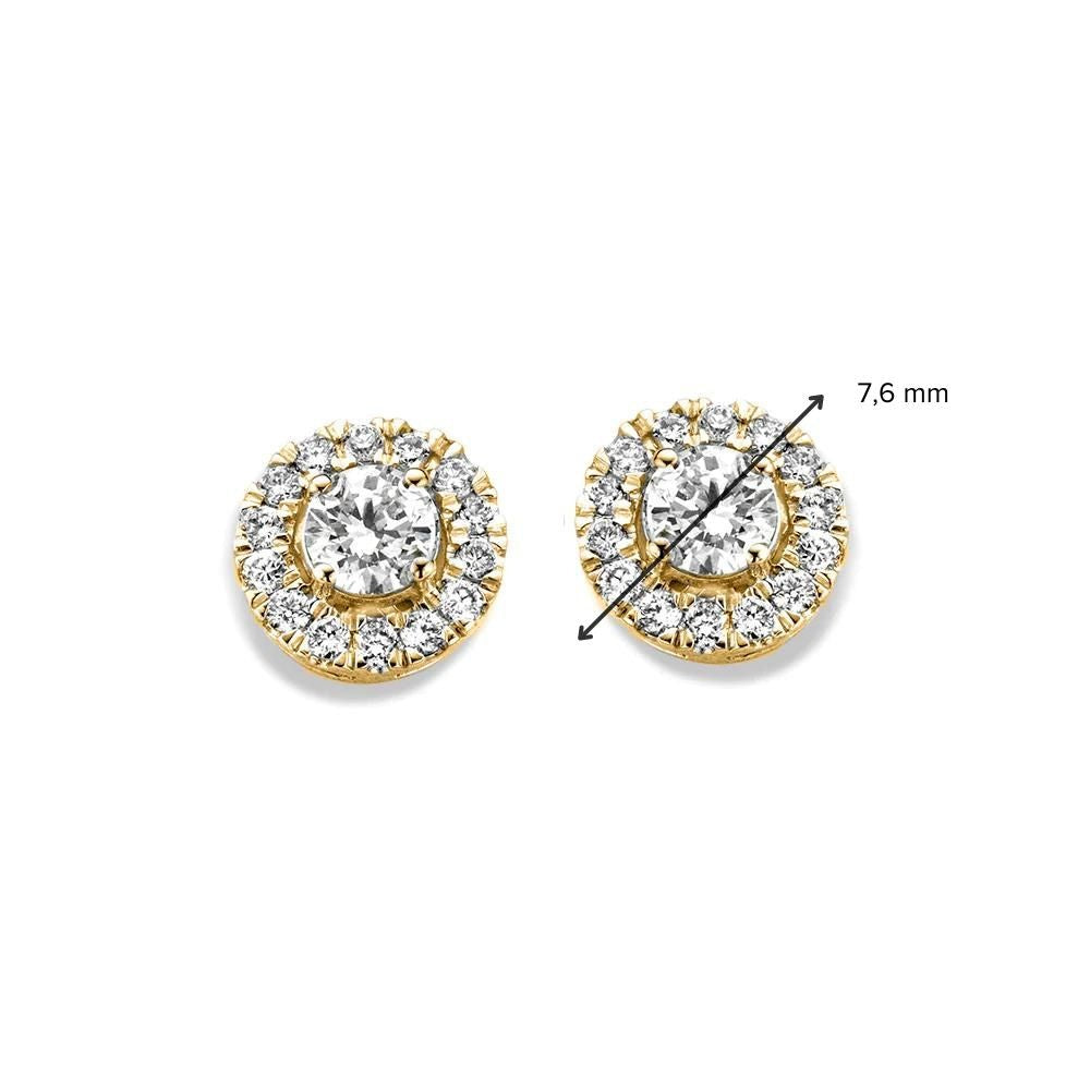 Ohrstecker Emma 0,60 ct. Gelbgold