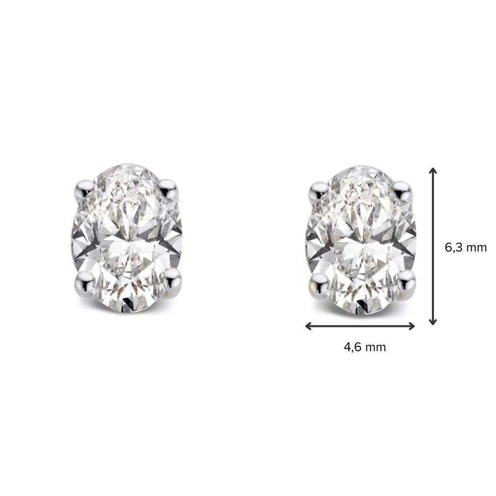 Ohrstecker Franky 1,00 ct. Weißgold