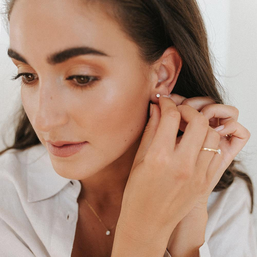 Ohrstecker Olivia 0,30 Karat Gelbgold