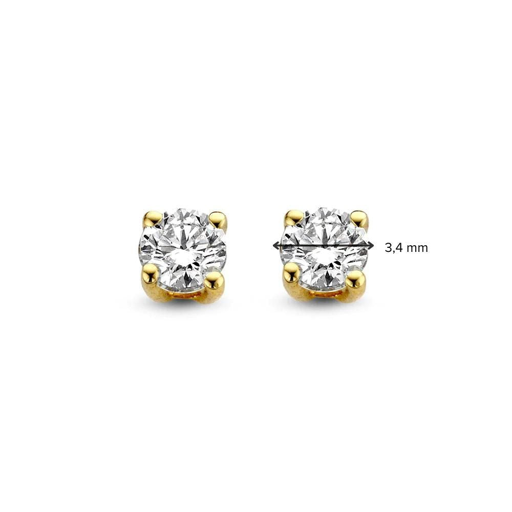 Ohrstecker Olivia 0,30 Karat Gelbgold