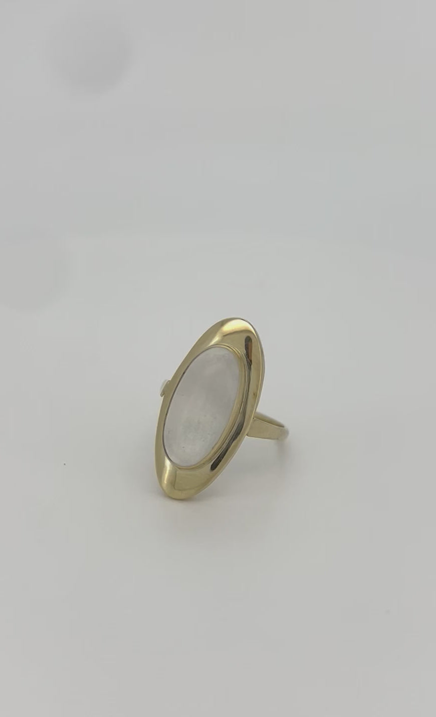 Vintage Goldring Mondstein 14k 3.3gr
