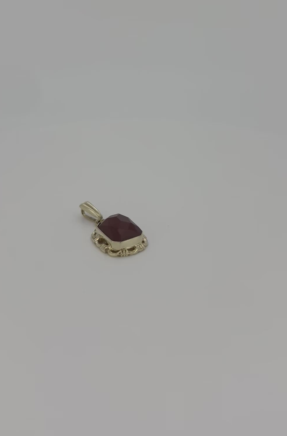 Vintage Goldanhänger 14k Karneol 1,6 g