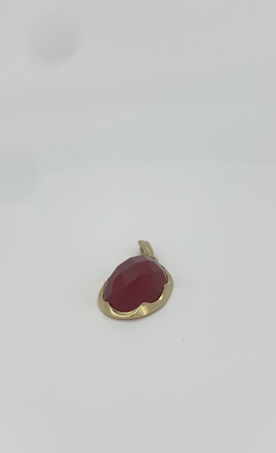 Vintage Goldanhänger 14K Karneol 3,4g