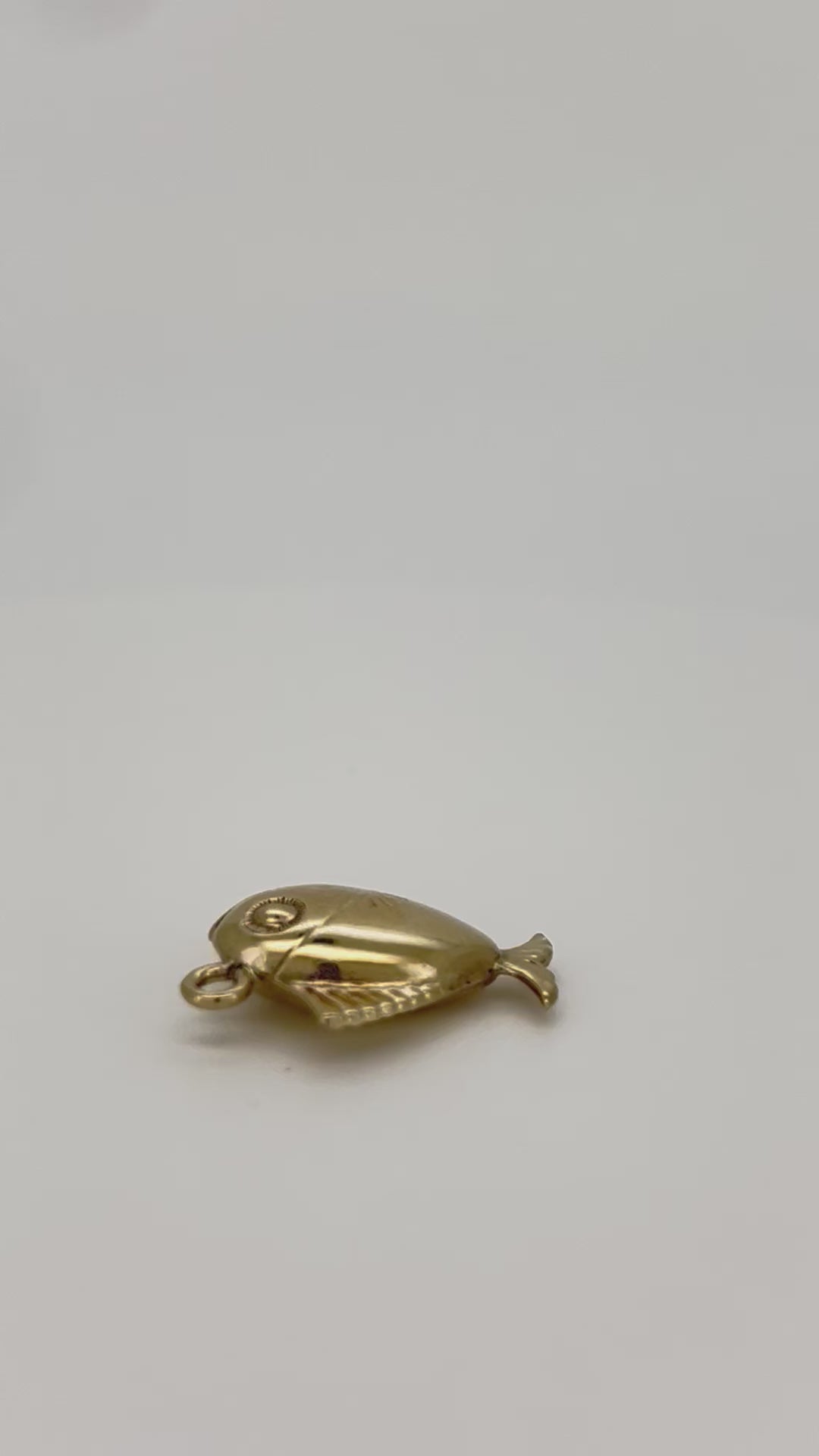 Vintage Goldanhänger 14K Fisch 1.5gr