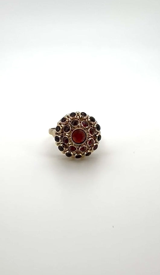 Vintage Goldring Granat 14K 4,6g
