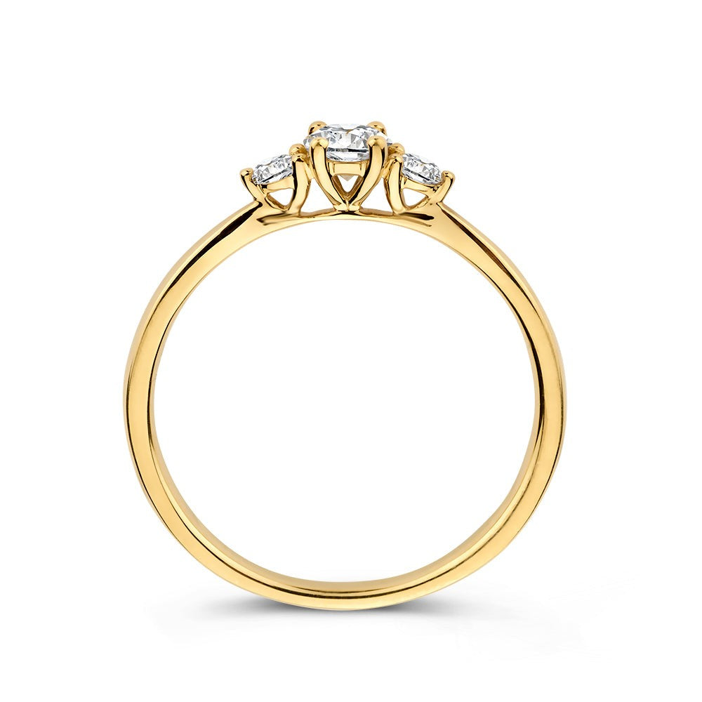 Ring Alix 0,37 Karat Gelbgold