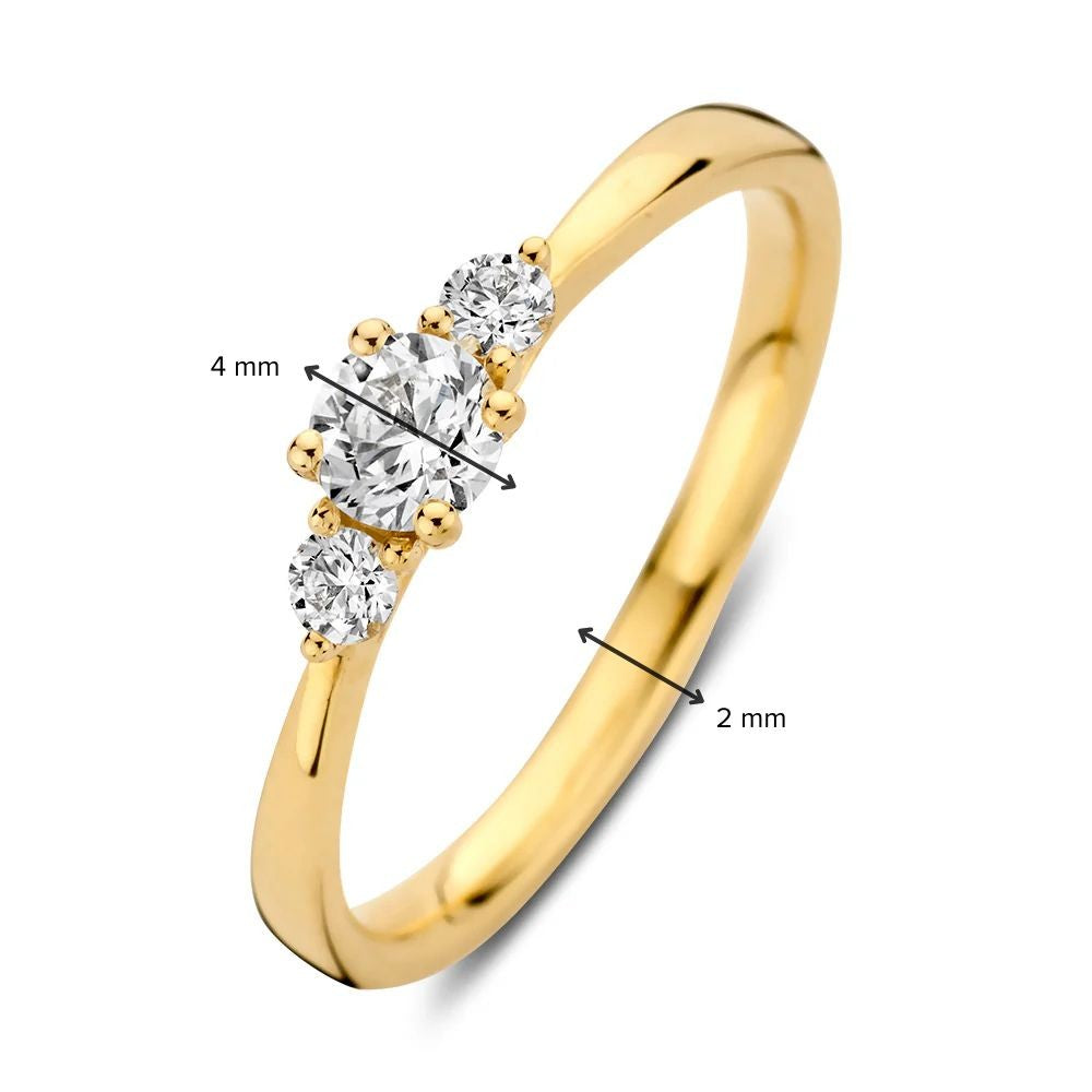 Ring Alix 0,37 Karat Gelbgold