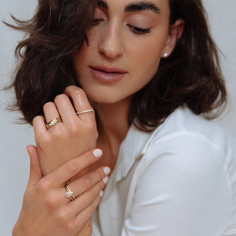 Ring Alix 0,50 ct. Gelbgold