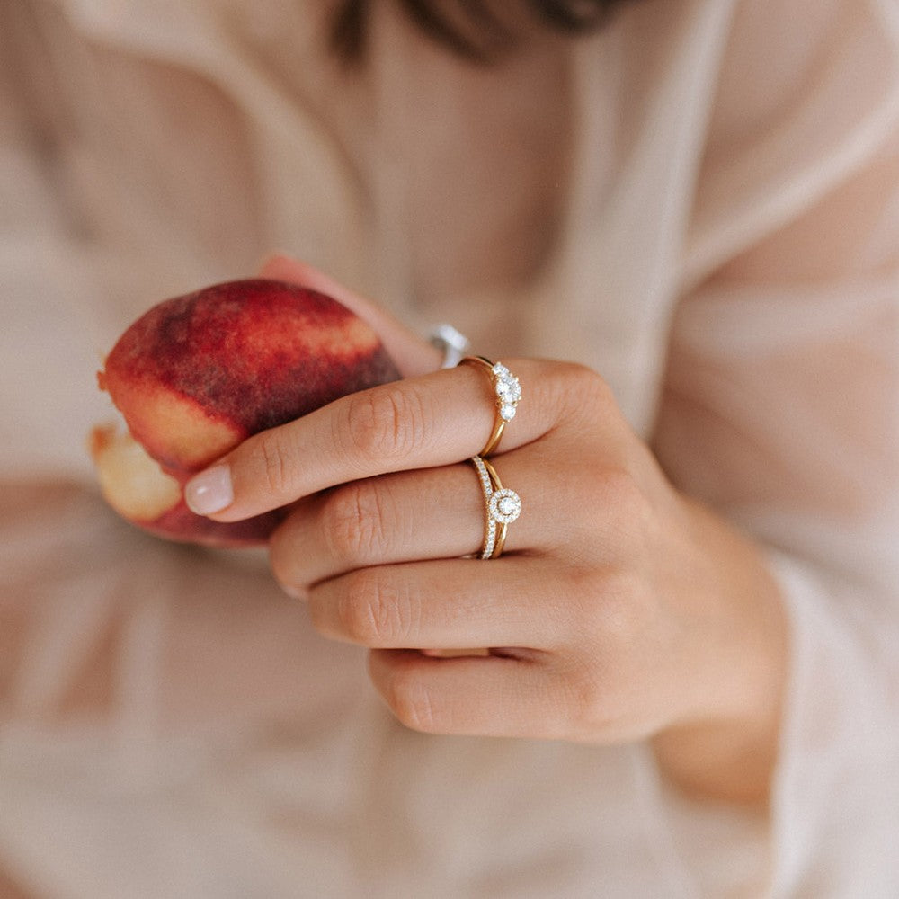 Ring Alix 0,75 Karat Gelbgold