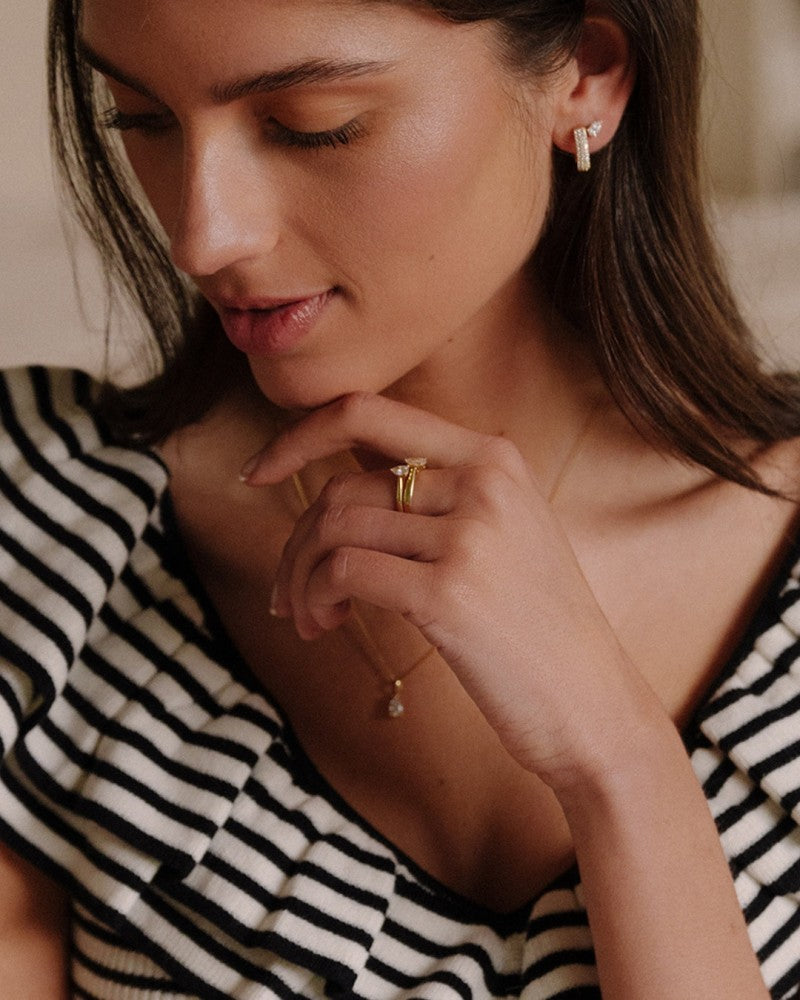 Ring Ava 0,30 Karat Gelbgold
