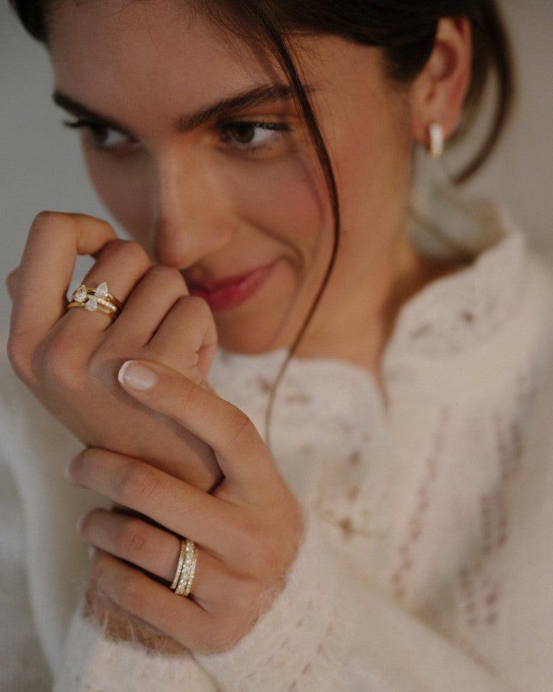 Ring Ava Royal 0,75 kt. Weißgold