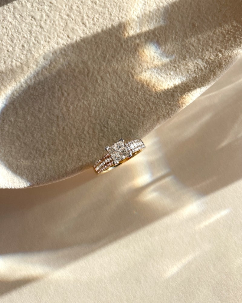 Ring Bicolor Brillant 0.94 ct.