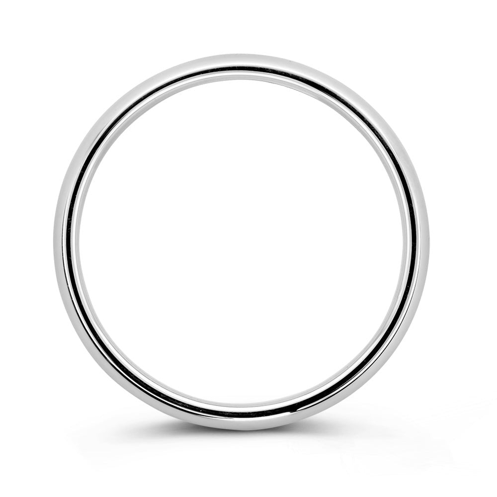 Ring Bowie 3 mm Weißgold