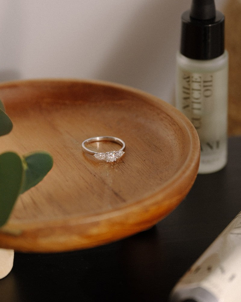 Ring Evie 0,90 kt. Gelbgold
