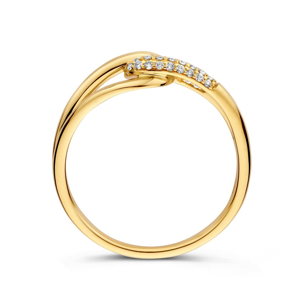 Ring Gelbgold Brillant 0,14 ct.