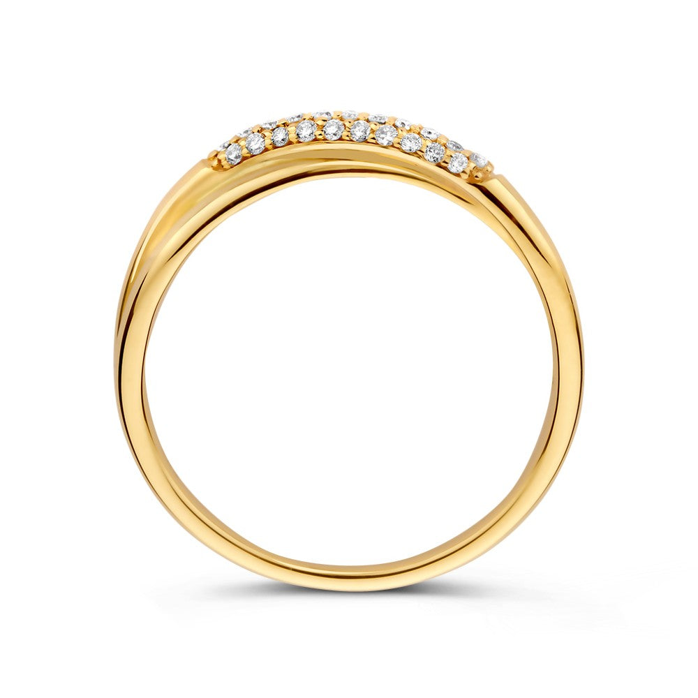 Ring Gelbgold Brillant 0.15 kt.