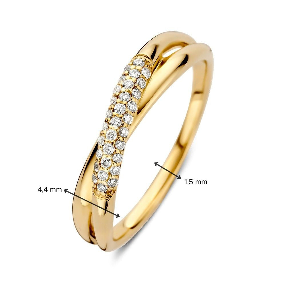 Ring Gelbgold Brillant 0.15 kt.