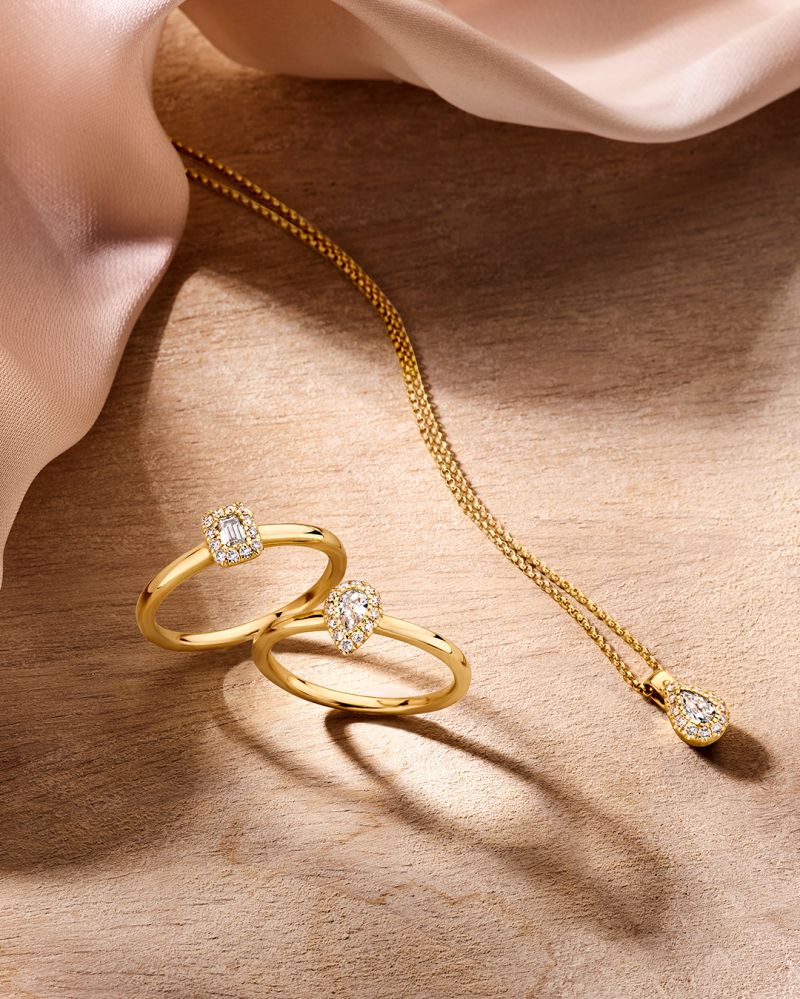 Eleganter Gelbgoldring mit Birnendiamant: Zeitloses Funkeln 0,24 kt.