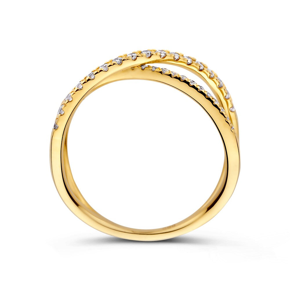 Ring Gelbgold Brillant 0,30 Karat.