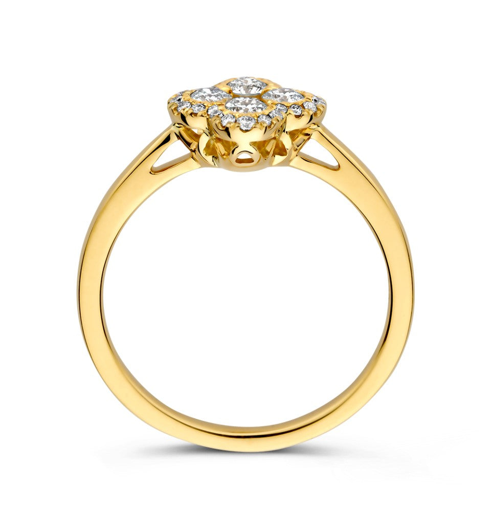 Ring Gelbgold Brillant 0,48 kt.