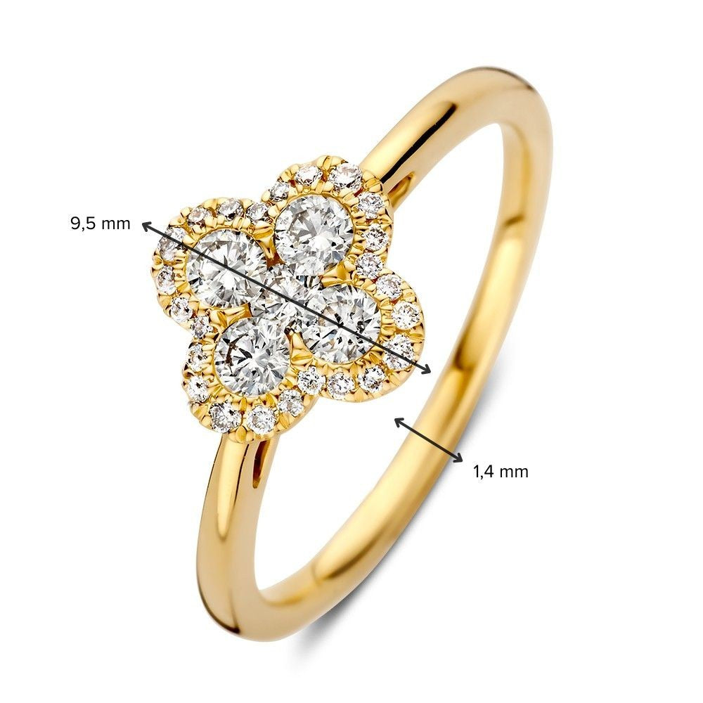 Ring Gelbgold Brillant 0,48 kt.