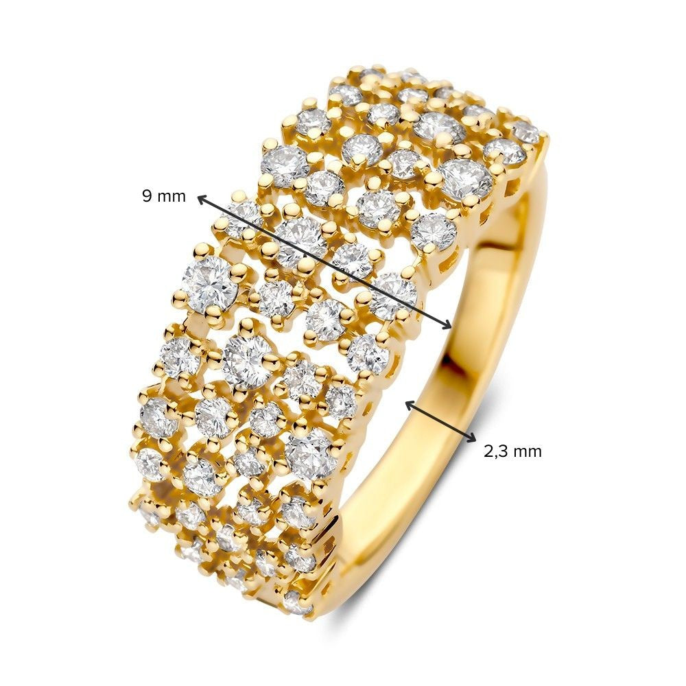 Ring Gelbgold Brillant 0,92 ct.
