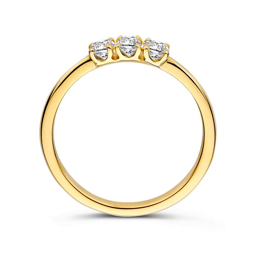 Ring Gelbgold Diamant 0.54 Karat