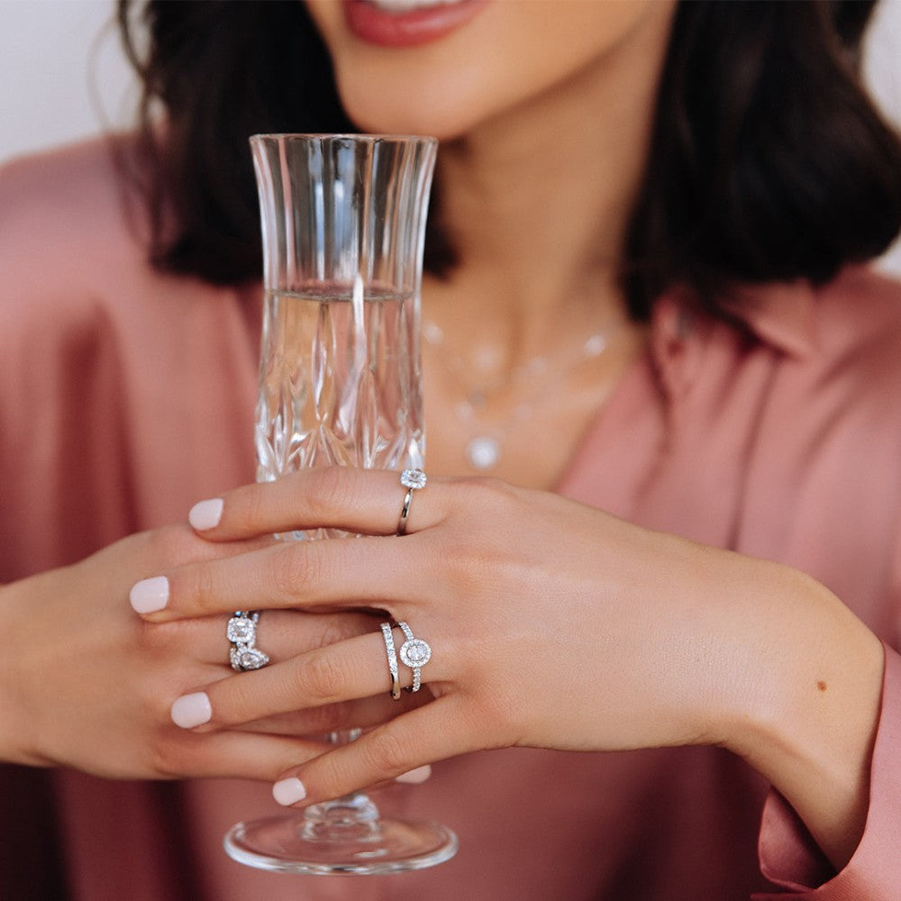 Ring Ivy 0,30 Karat Weißgold