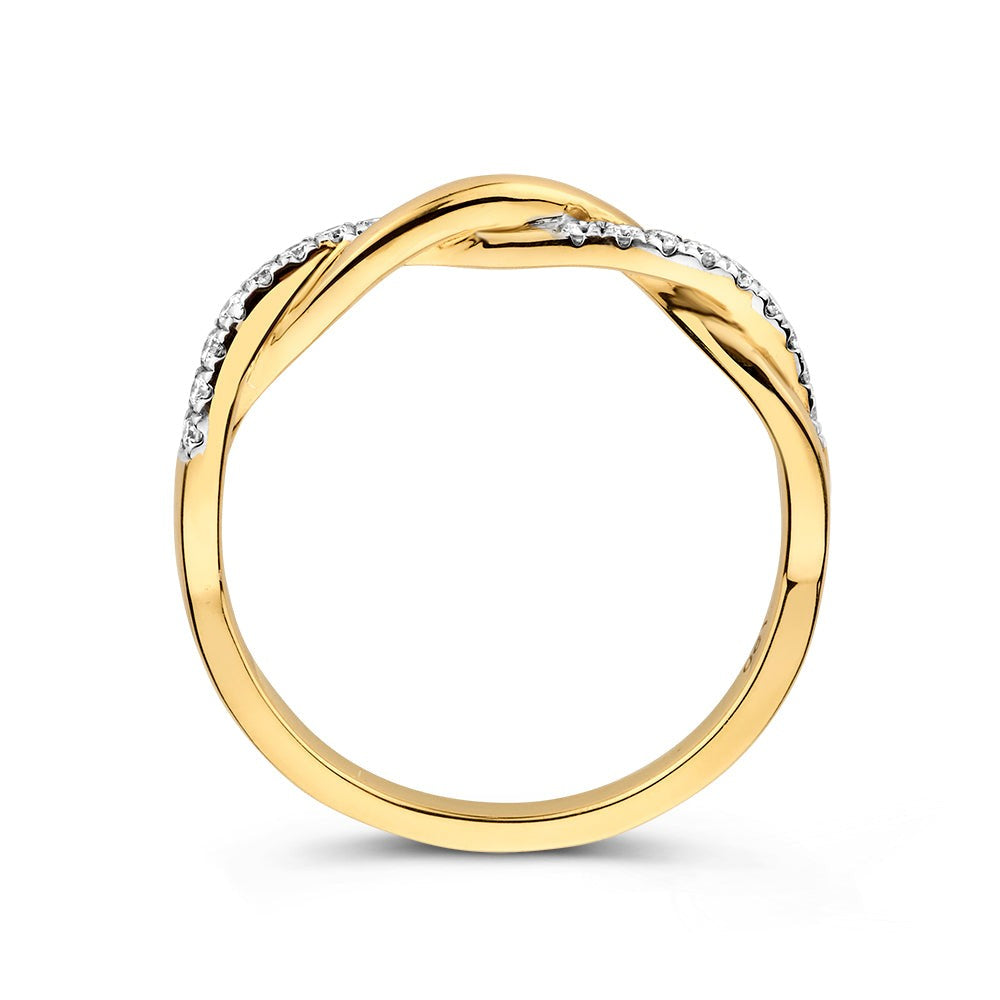 Ring Jackie 0,15 kt. Gelbgold