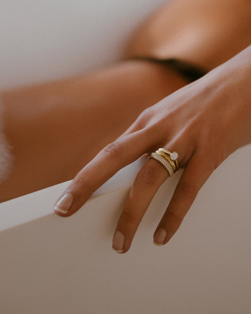 Ring Jess 3mm geelgoud