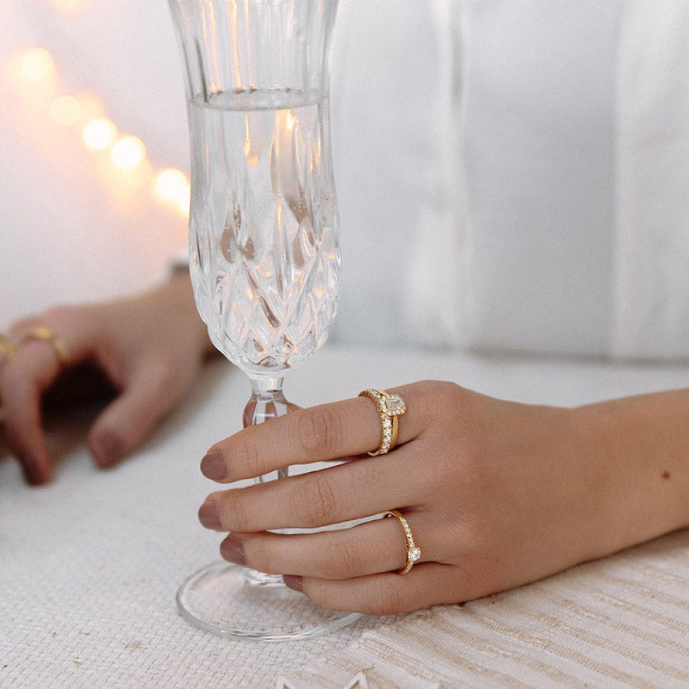 Ring Mary 0,50 ct. Gelbgold