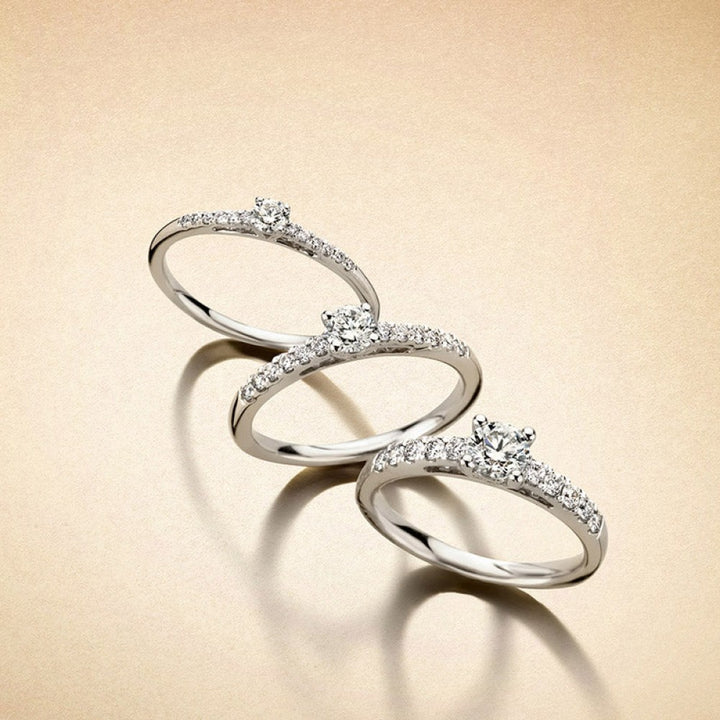 Ring Mary 0,50 crt. witgoud