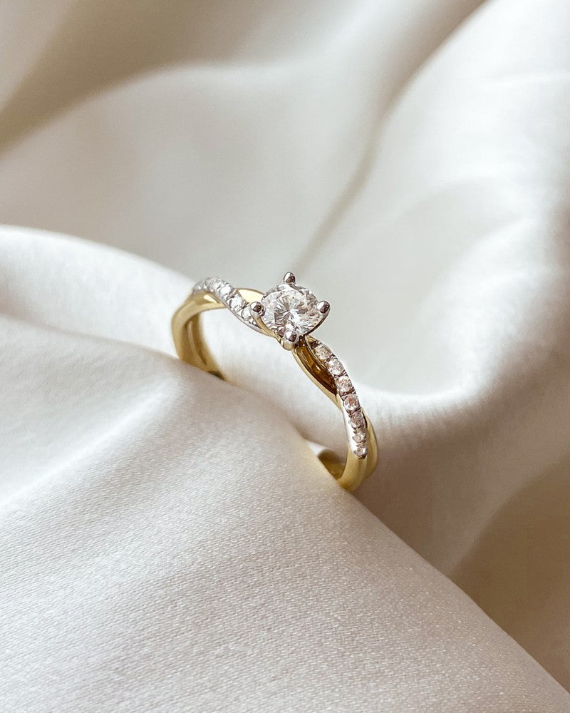 Ring Mia 0,41 Karat Gelbgold