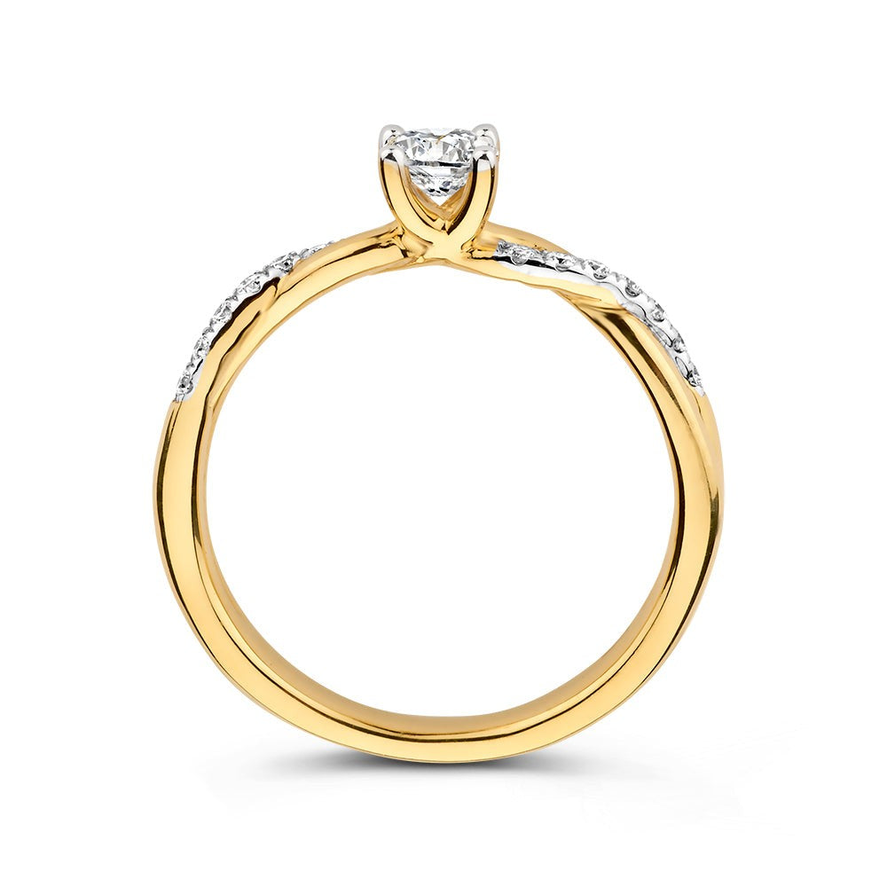 Ring Mia 0,41 Karat Gelbgold