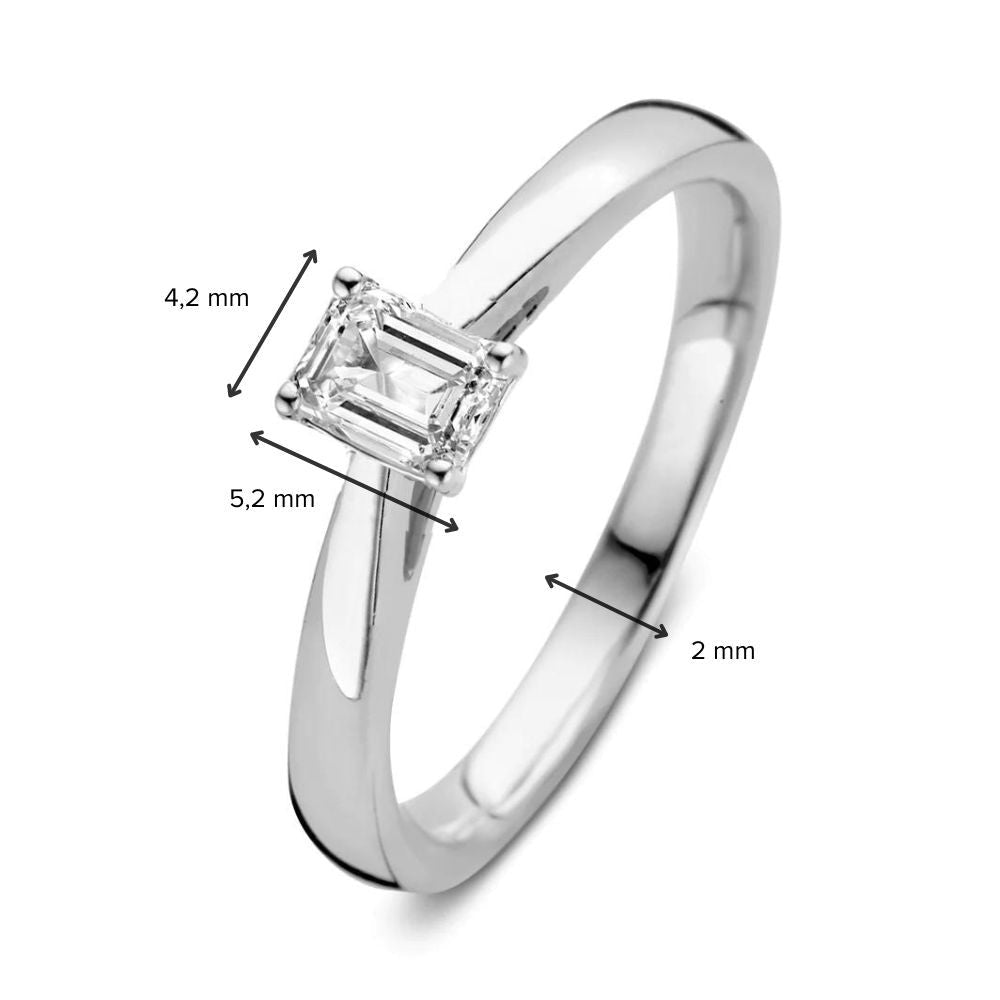 Ring Nora 0,30 Karat Weißgold