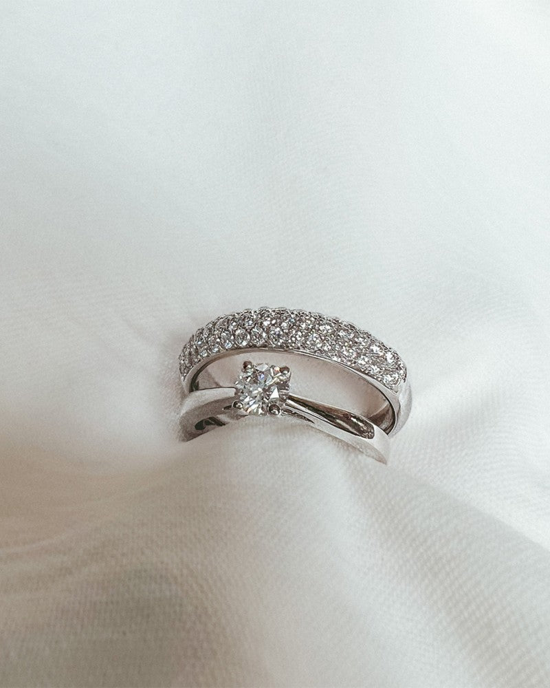 Ring Olivia 0,30 Karat Weißgold