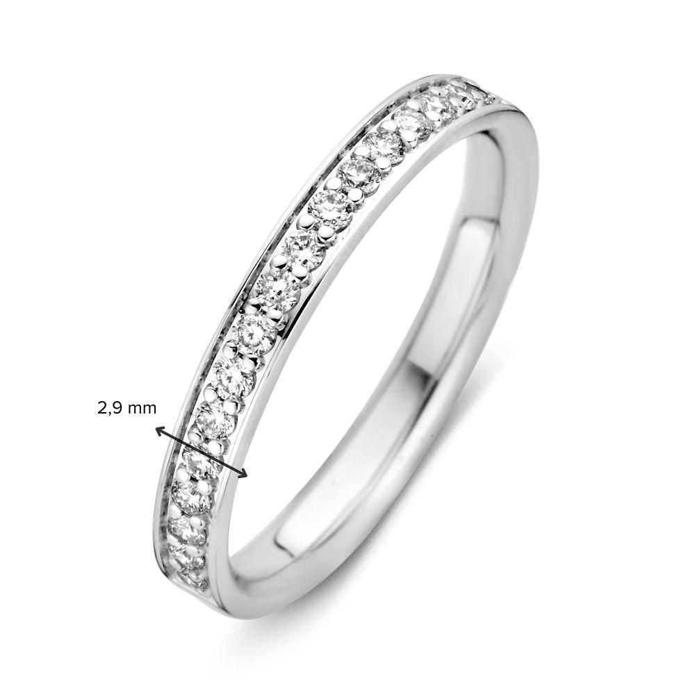 Eleganter Weißgoldring mit Brillant – 0,27 ct