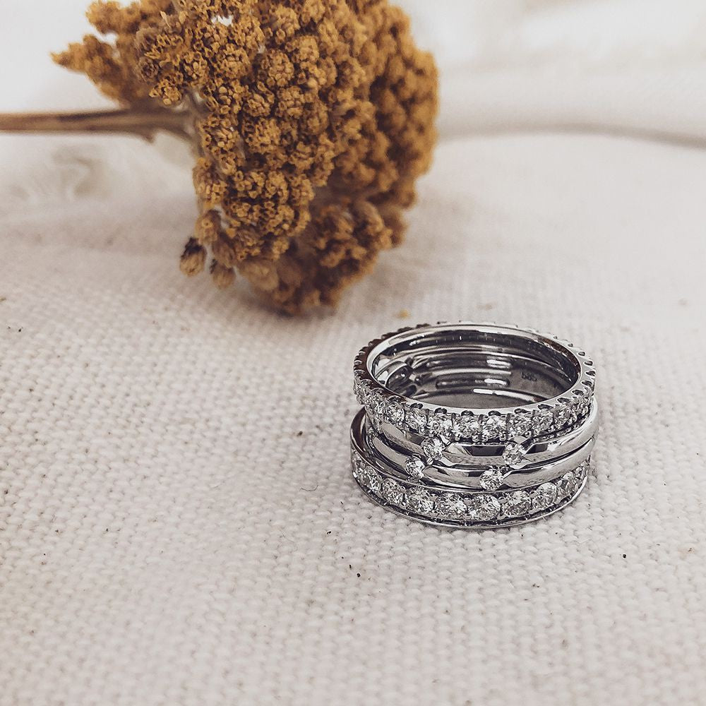 Ring Weißgold Brillant 0.29 Karat