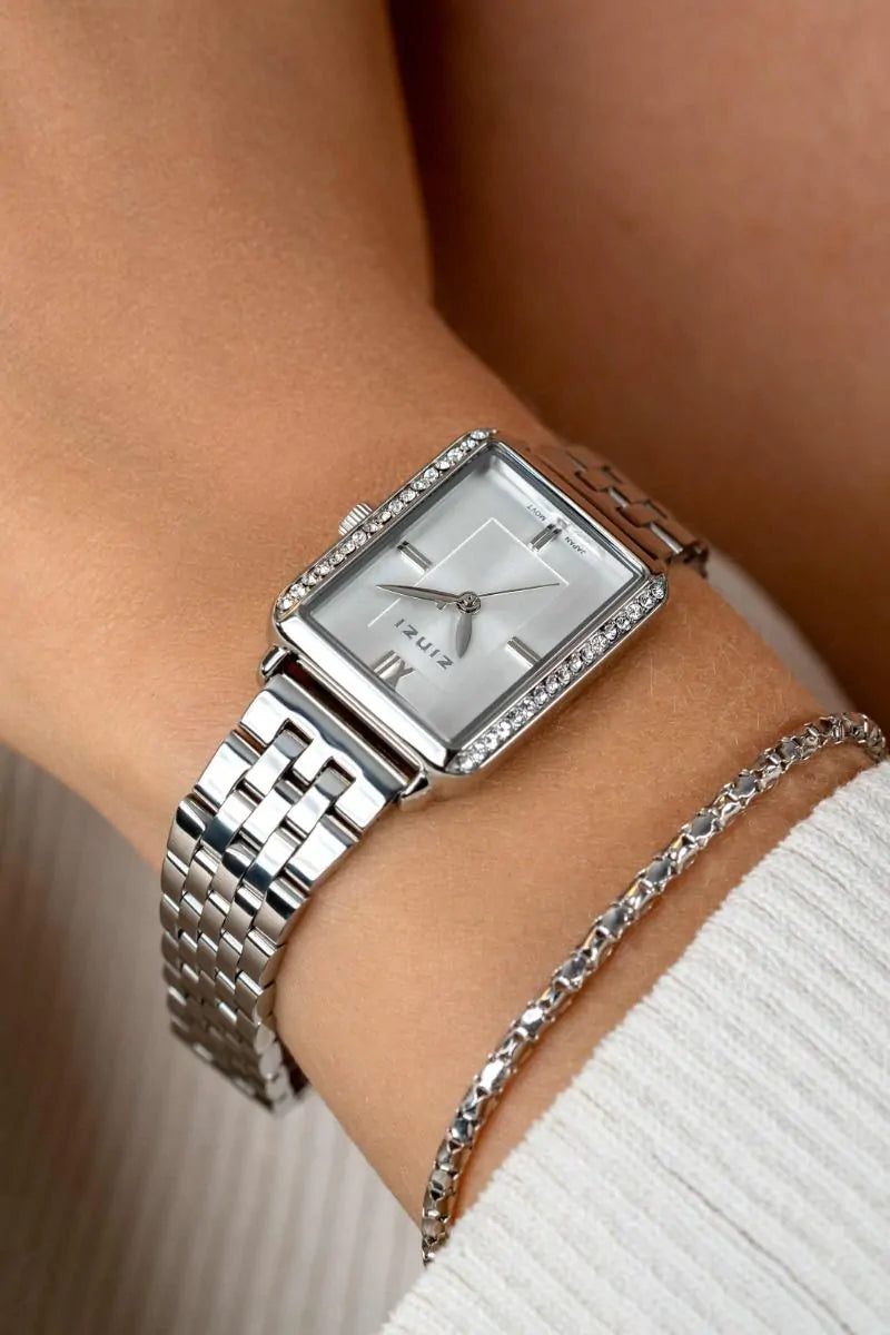 Zinzi Silberfarbene Uhr Stahl ZIW2302