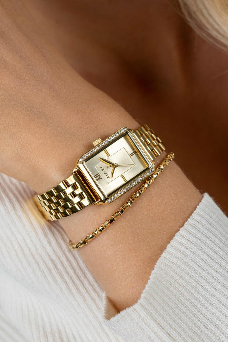 Zinzi Gelbgoldfarbene Uhr vergoldet ZIW2310
