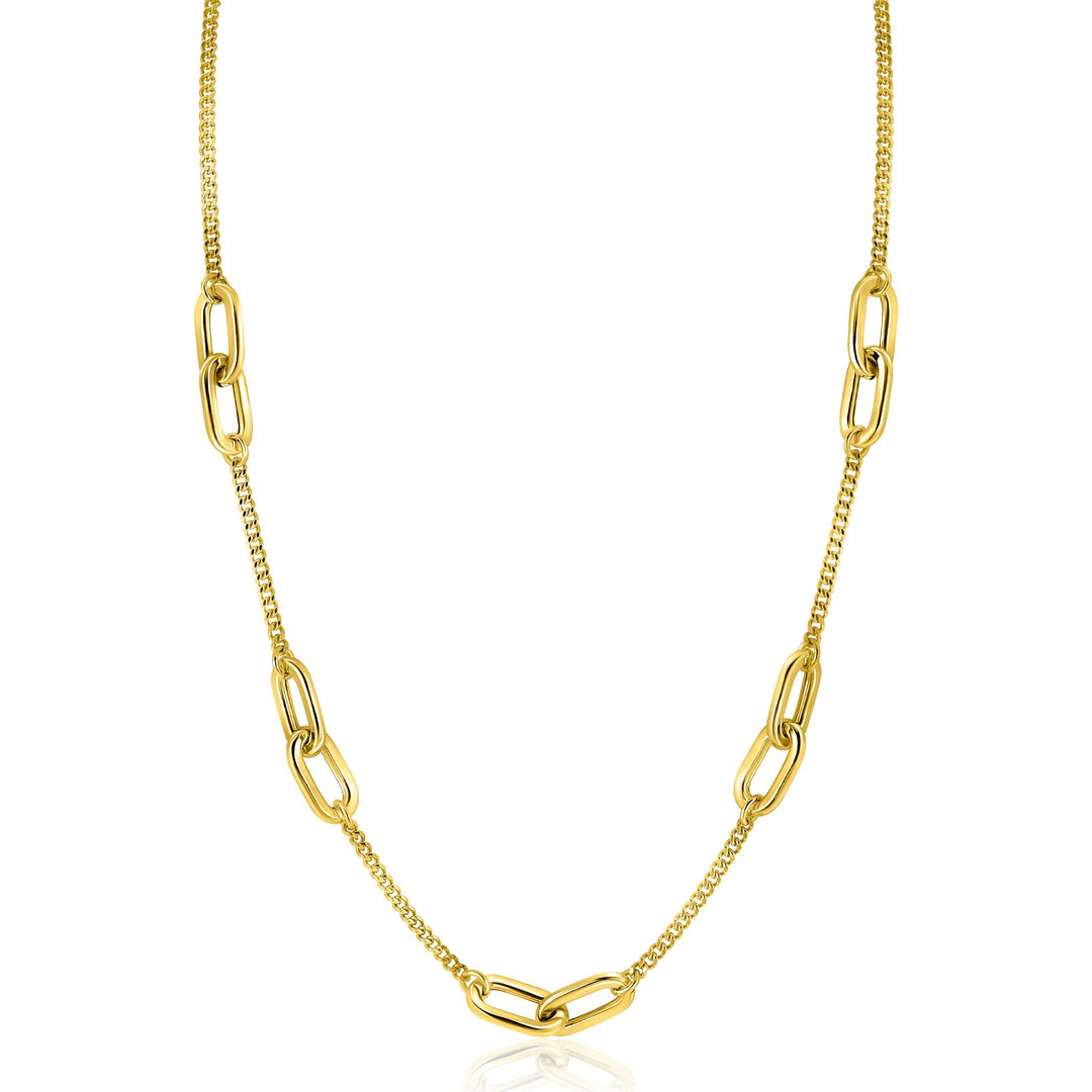 Zinzi Halskette vergoldet Zic2412 G