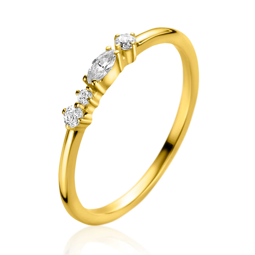 Zinzi-Ring Gold Zgr464
