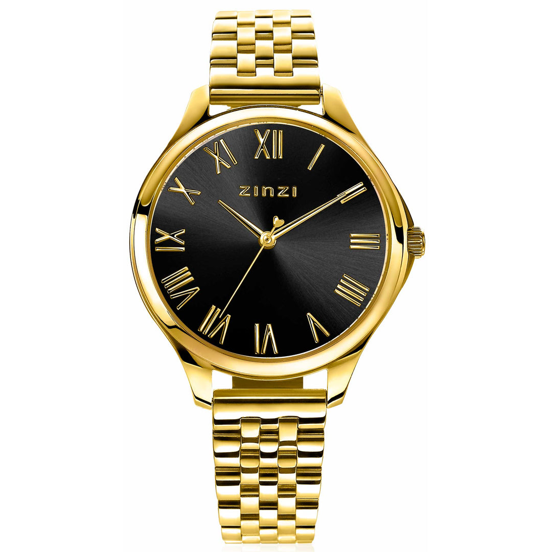 Zinzi Gelbgoldfarbene Uhr vergoldet Ziw1143