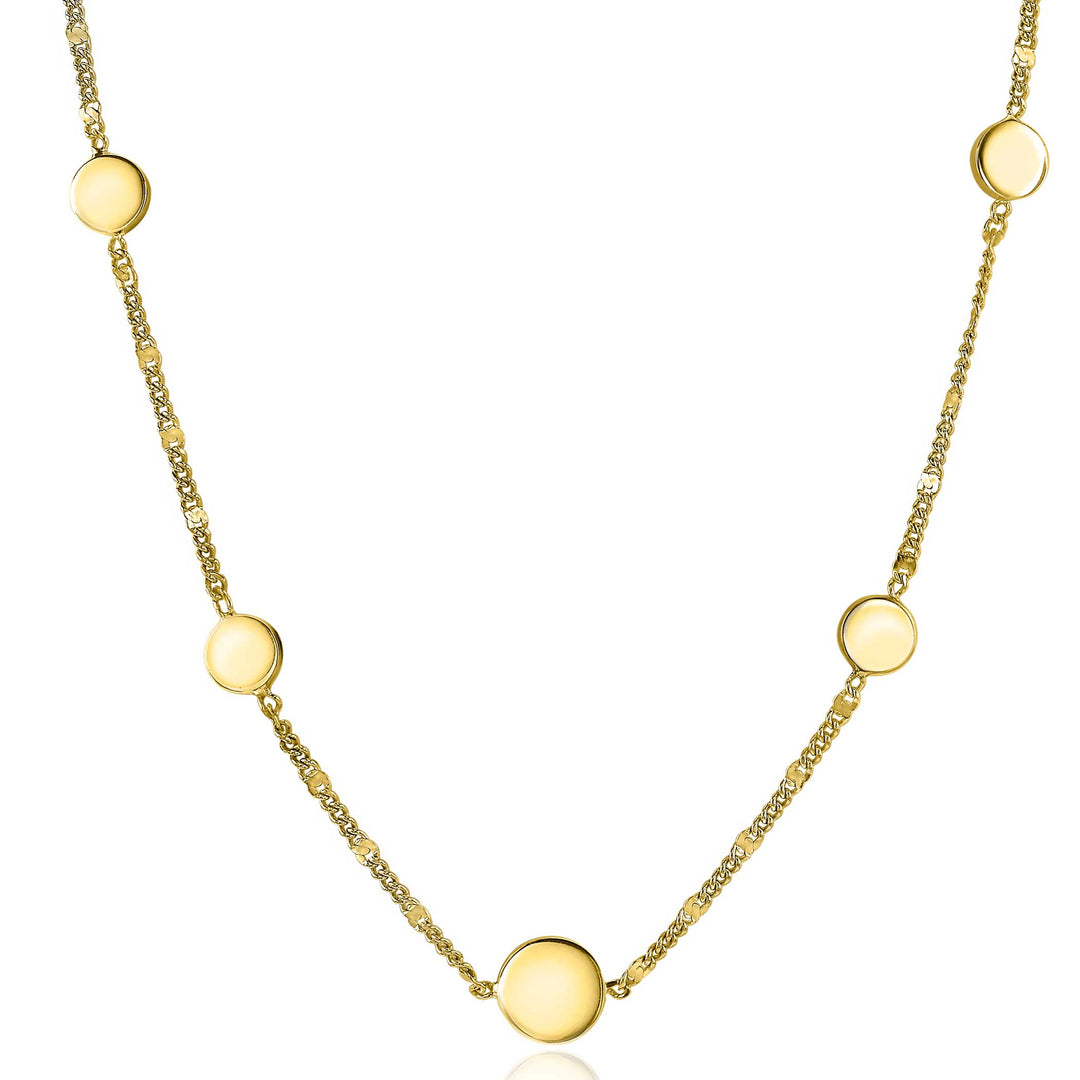 Zinzi Halskette vergoldet Zic2158 G