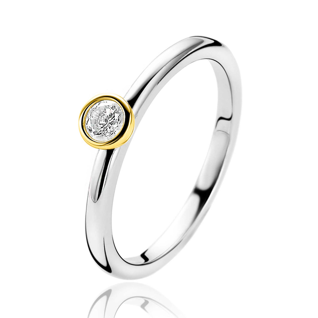 Zinzi-Ring vergoldet Zir1177 Y